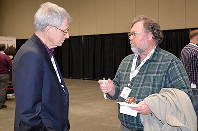 Photo of Alan Goodman and Kent Medalen.
